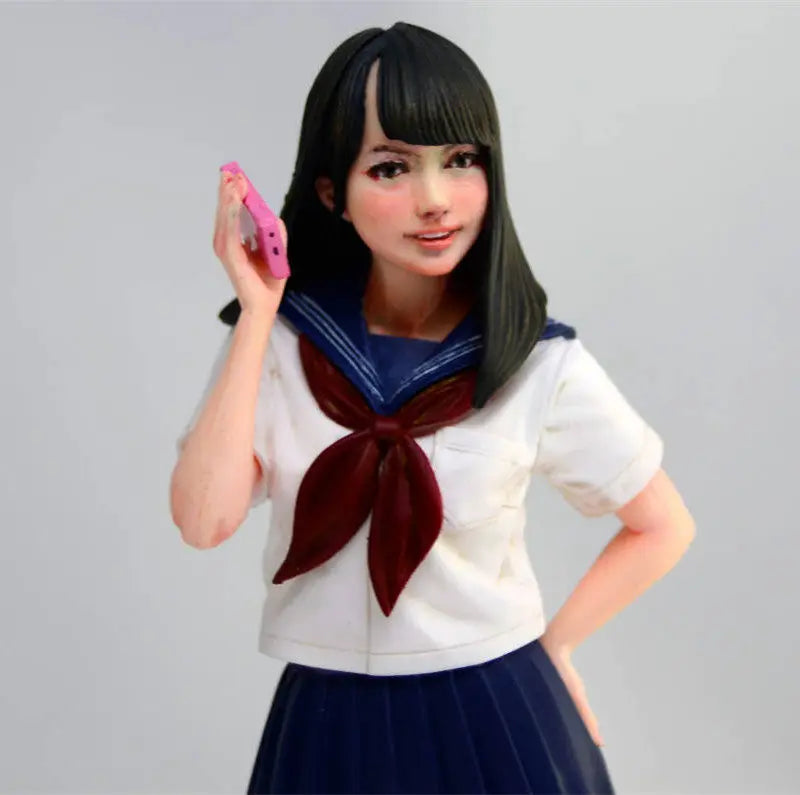 1/12 Sailor Girl, Resin Model Figure Kit, Anime Theme, Unassembled and Unpainted