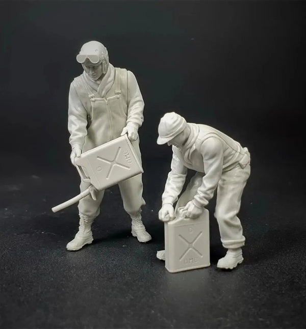 1/35 Modern Combat Engineers Clearing Mines, 2 Figures, Resin Model Figure Kit, Unassembled and Unpainted