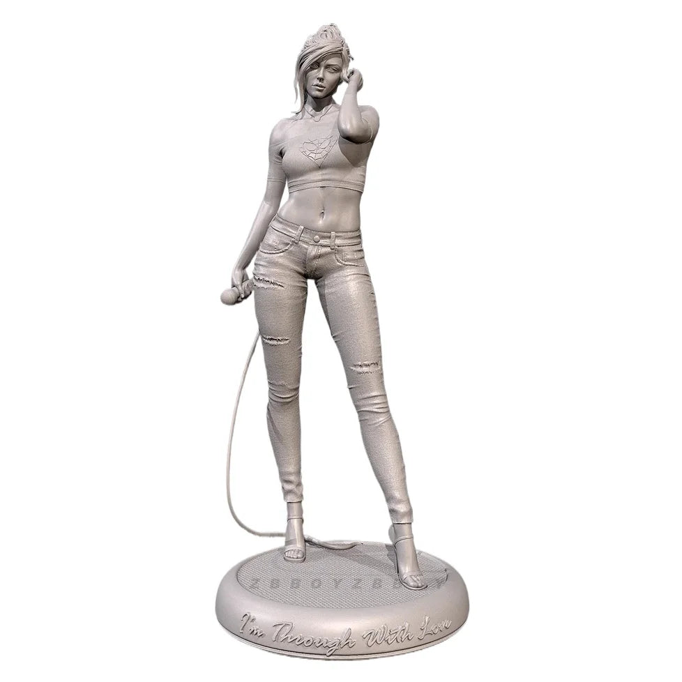 90mm Contemporary Female, Resin Model Figure Kit, Unassembled and Unpainted