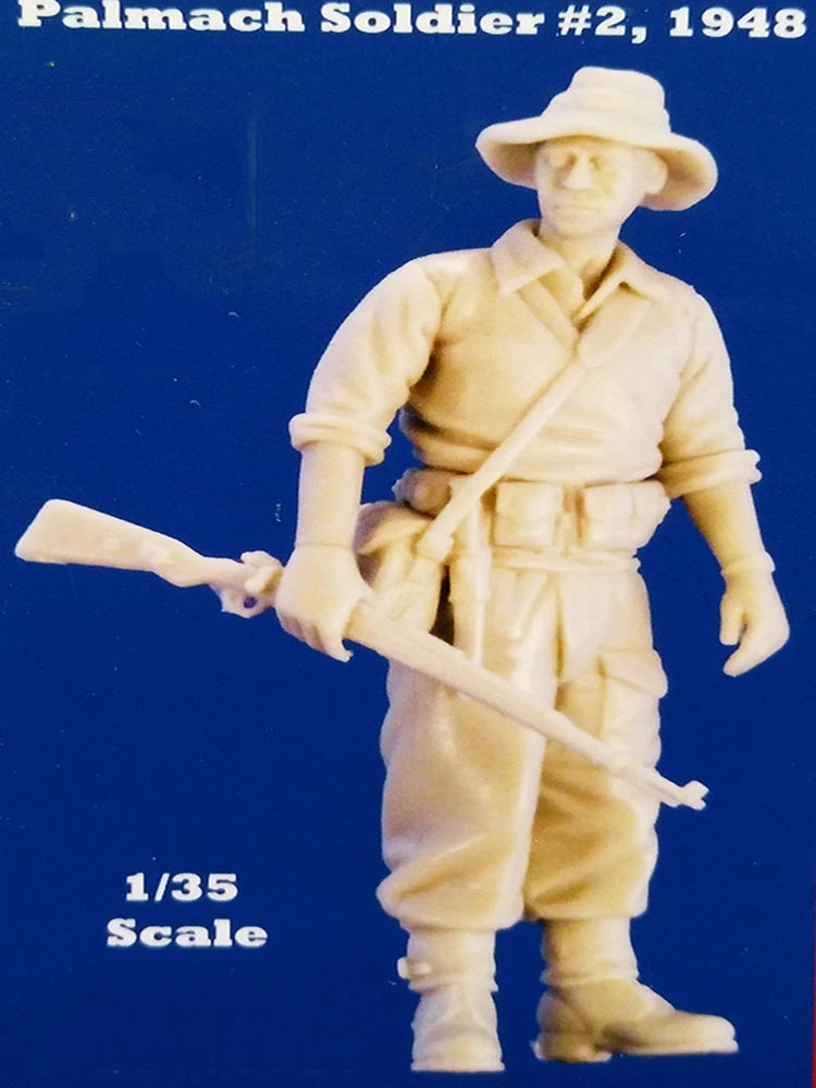 1/35 Modern Palmach Soldier 1948, Resin Model Figure Kit, Unassembled and Unpainted