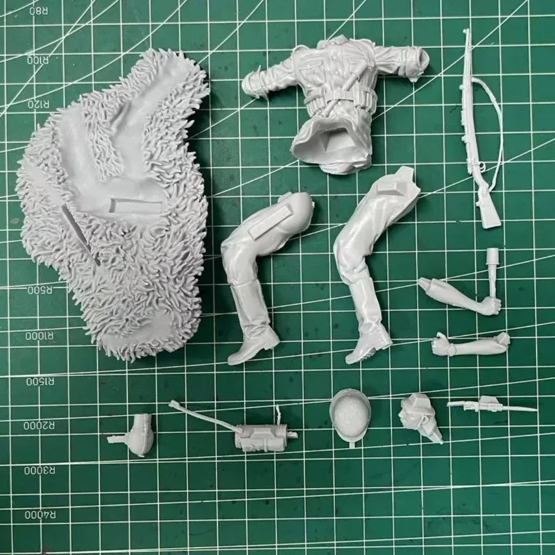 1/16 WWI German Infantry, Resin Model Figure Kit, Unassembled and Unpainted