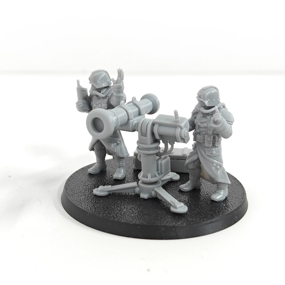 35mm Missile Crew, 5 Figures, Resin Model Figure Kit, Sci-Fi Theme, Unassembled and Unpainted