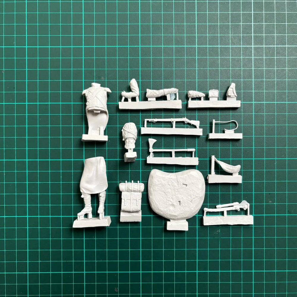 75mm Napoleonic Polish Sapper, Resin Model Figure Kit, Unassembled and Unpainted
