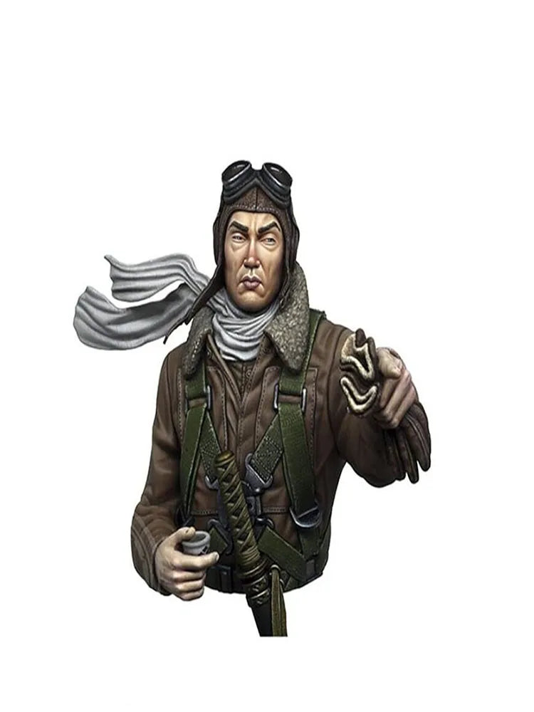 1/10 Modern Soldier Operator, Resin Model Bust Kit, Unassembled and Unpainted