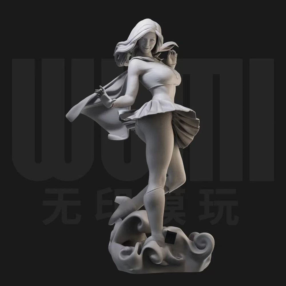 1/24 Warrior in Acrobatic Pose with Flowing Robes, Resin Model Figure Kit, Fantasy Theme, Unassembled and Unpainted