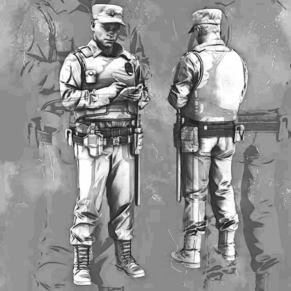 1/35 Modern Russian Infantry in Tactical Gear, 2 Figures, Resin Model Figure Kit, Unassembled and Unpainted
