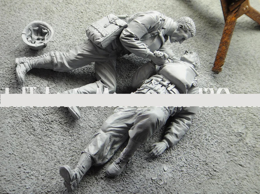 1/16 Modern Military Medic, Resin Model Figure Kit, Unassembled and Unpainted