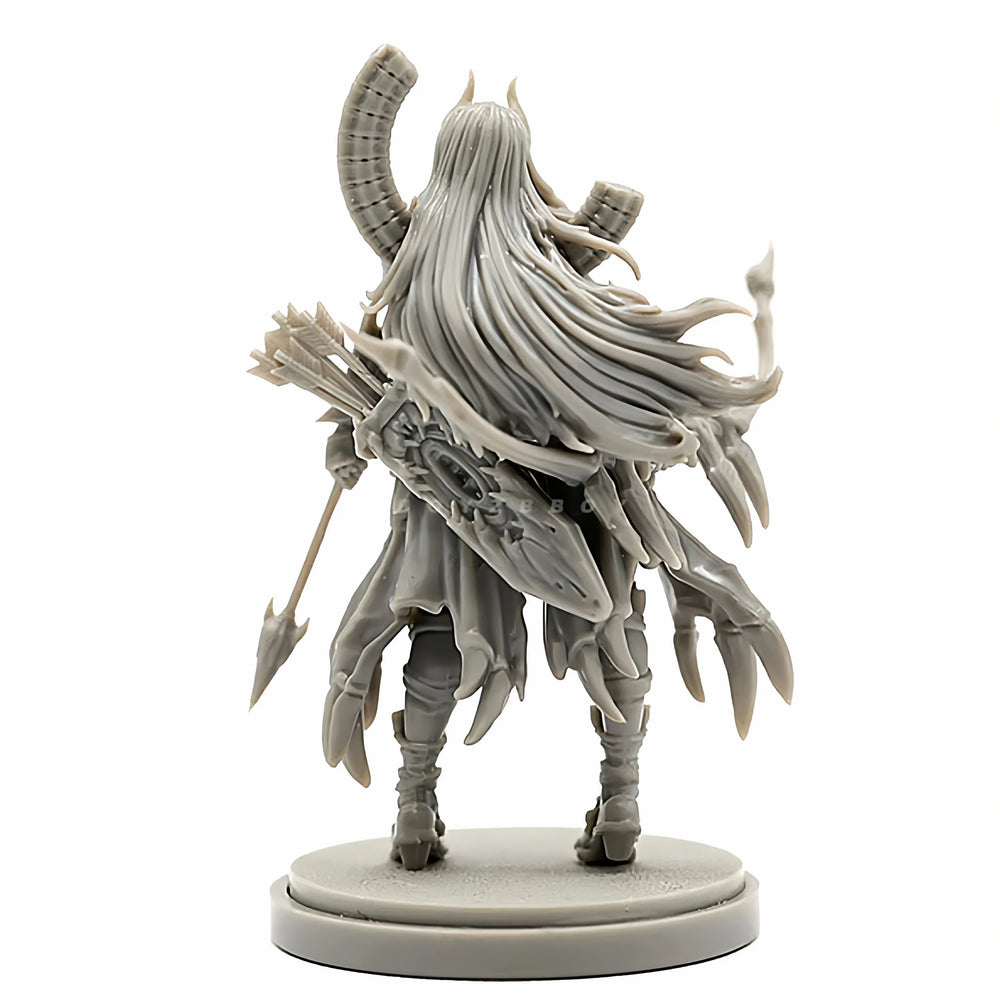 38mm Dark Fantasy Female, Resin Model Figure Kit, Fantasy Theme, Unassembled and Unpainted