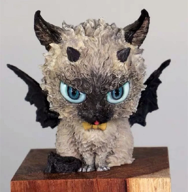 Demonic Cat Creature, Resin Model Creature Kit, Fantasy Theme, Unassembled and Unpainted