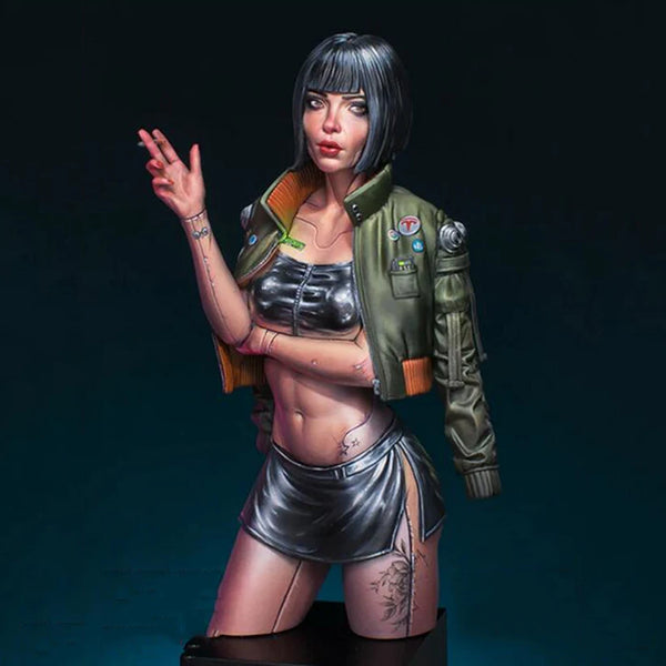 1/10 Modern Female Tactical Operator, Resin Model Figure Kit, Unassembled and Unpainted