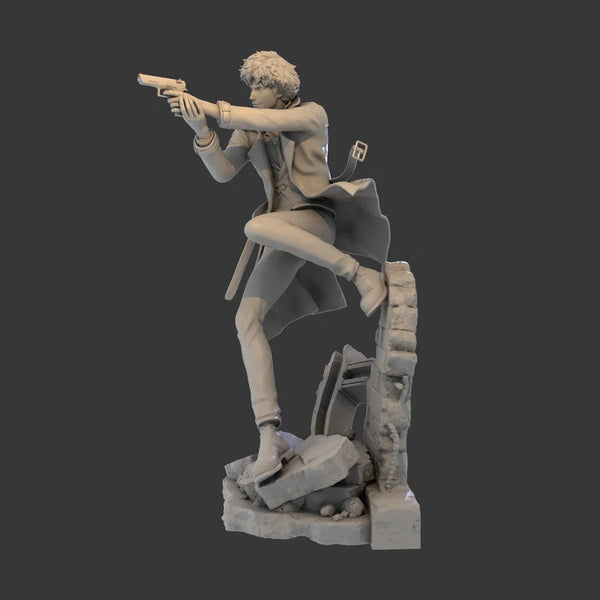 1/24 Female Combat, 3 Figures, Resin Model Figure Kit, Anime Theme, Unassembled and Unpainted