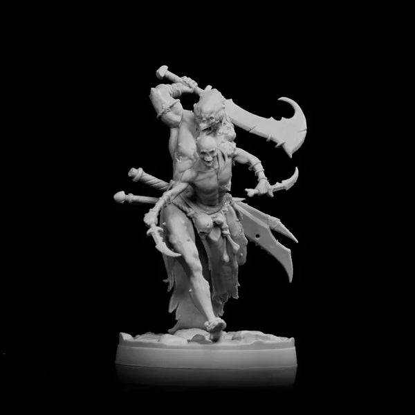 63mm Behemoth of Ruin, Resin Model Figure Kit, Fantasy Theme, Unassembled and Unpainted