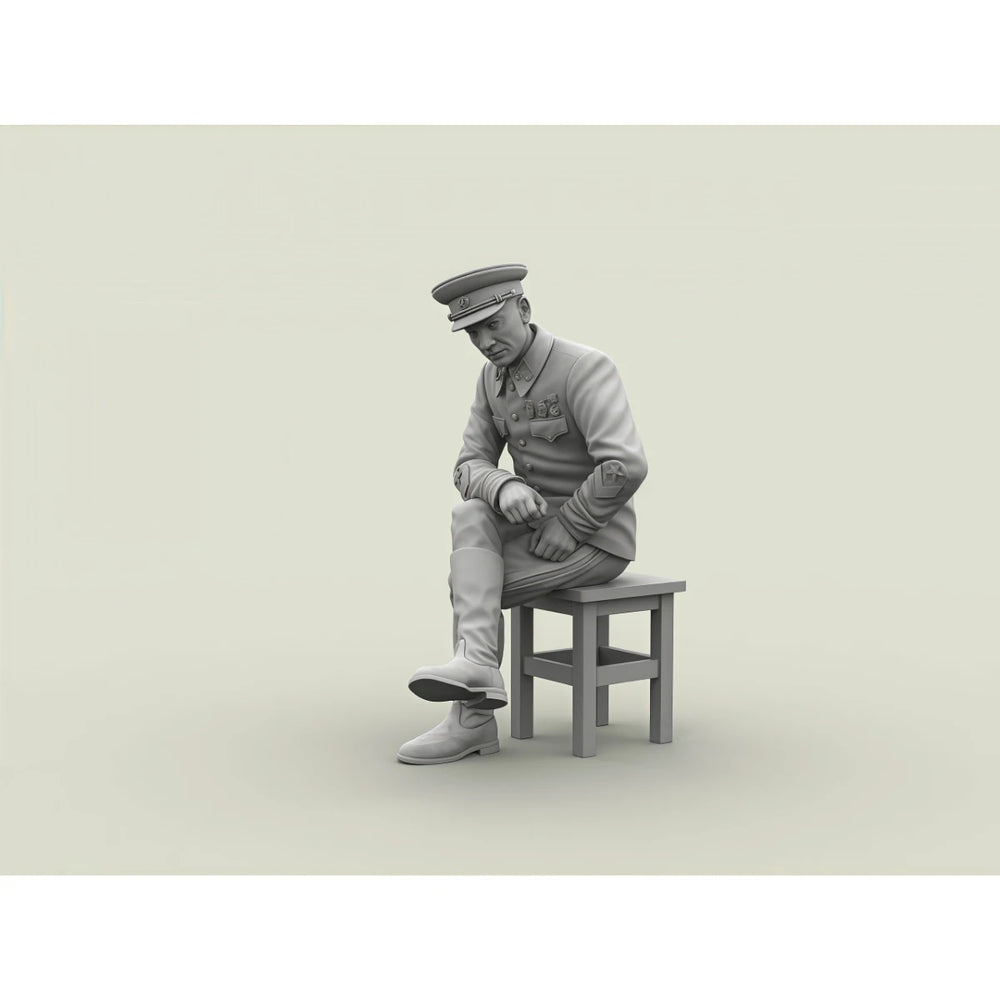 1/35 WWII Red Army General, Resin Model Figure Kit, Unassembled and Unpainted