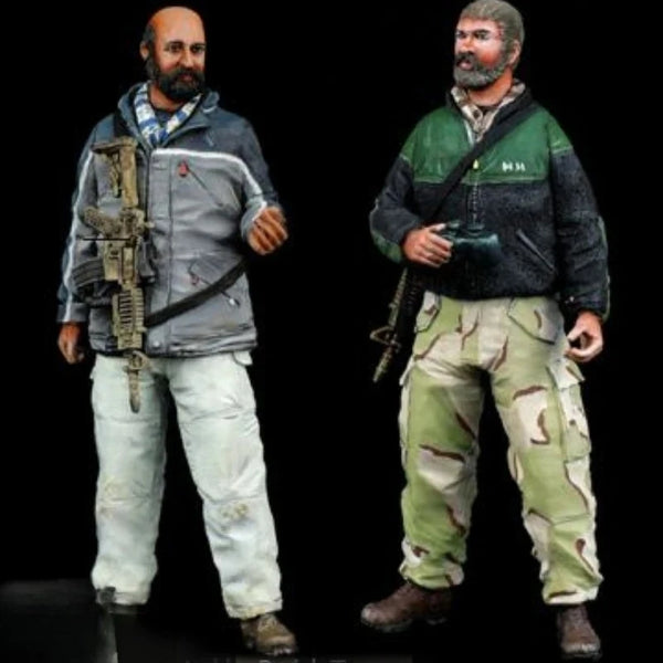 1/35 Modern Special Forces Operators, 2 Figures, Resin Model Figure Kit, Unassembled and Unpainted