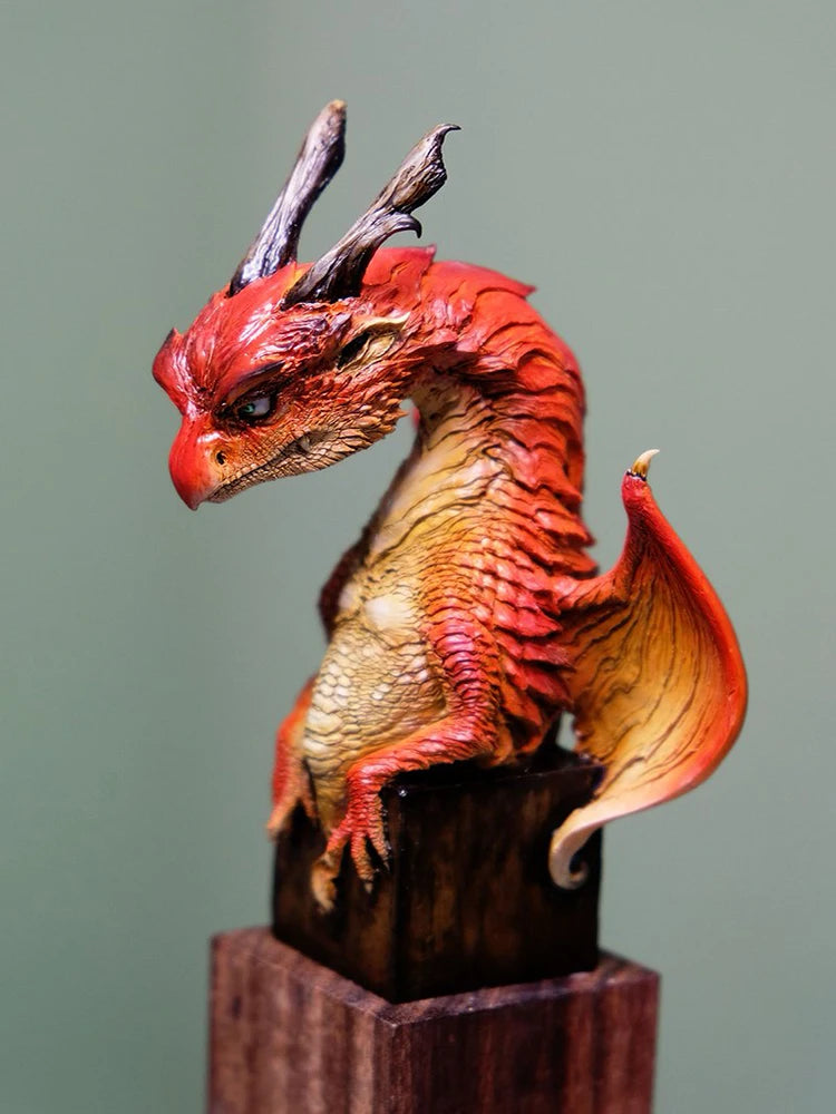 1/8 Dragon Youth, Resin Model Bust Kit, Fantasy Theme, Unassembled and Unpainted