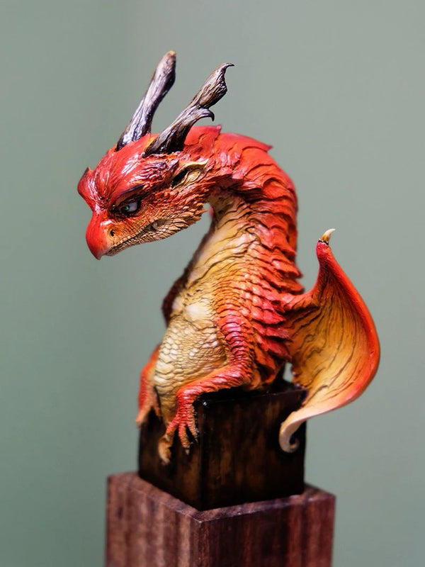1/8 Dragon Youth, Resin Model Bust Kit, Fantasy Theme, Unassembled and Unpainted