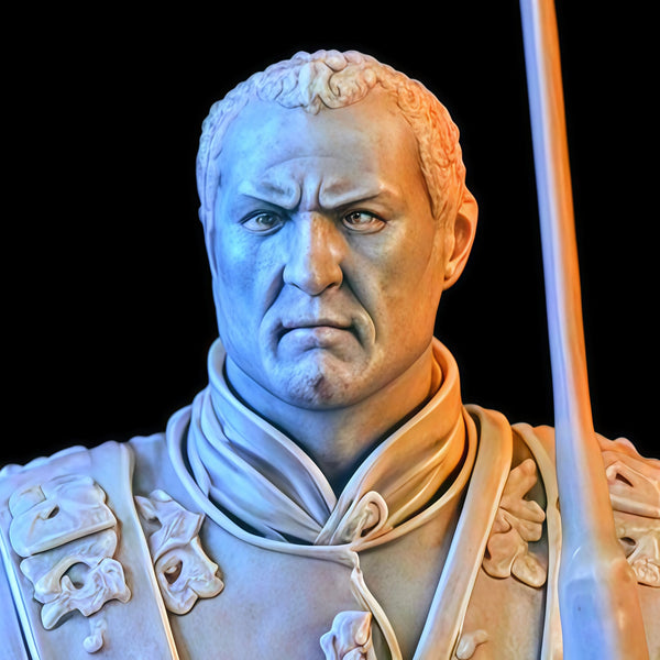 1/24 Ancient Roman Centurion with Pilum, Resin Model Figure Kit, Unassembled and Unpainted