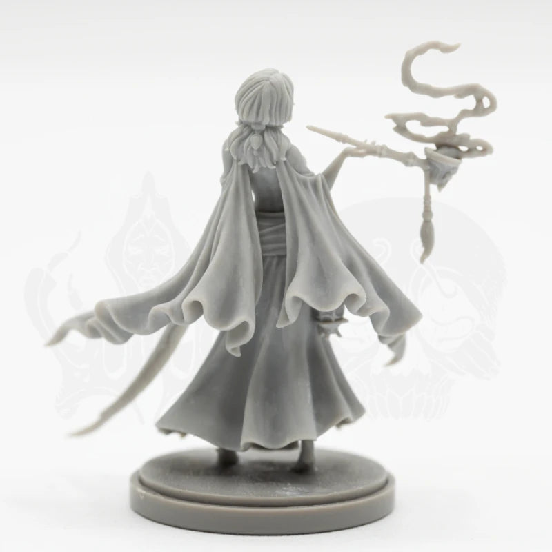 30mm Dark Fantasy Sorceress, Resin Model Figure Kit, Fantasy Theme, Unassembled and Unpainted