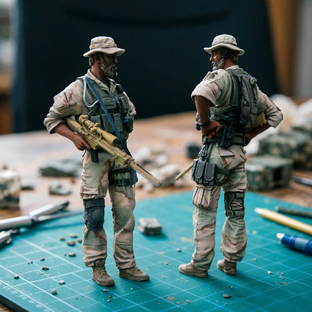 1/35 Modern U.S. Special Forces Afghanistan, 4 Figures, Resin Model Figure Kit, Unassembled and Unpainted