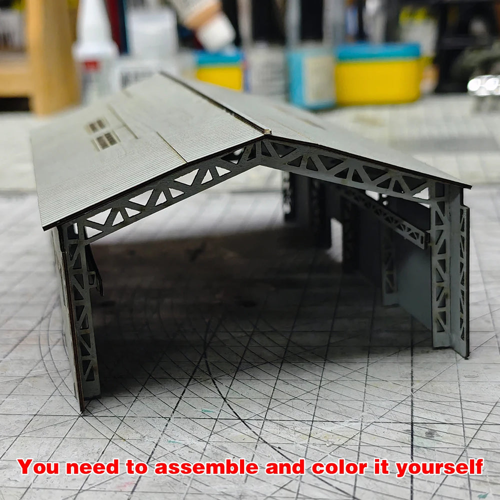 1/350 WWII Japanese Naval Base, Resin Model Diorama Kit, Unassembled and Unpainted