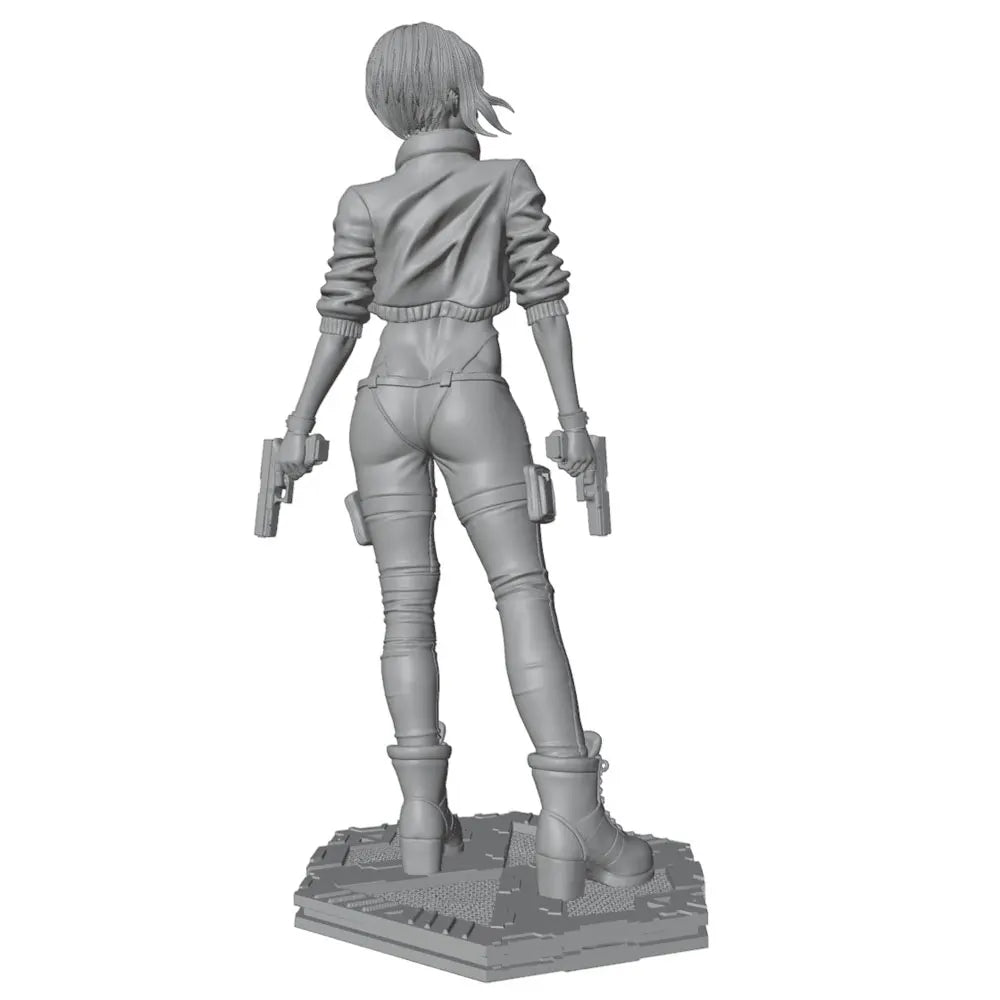 1/24 Tactical Female Character, Resin Model Figure Kit, Anime Theme, Unassembled and Unpainted
