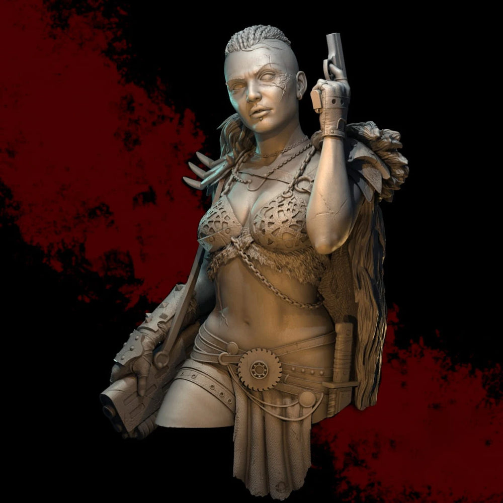 1/10 Winged Female Warriors, 5 Figures, Resin Model Figure Kit, Fantasy Theme, Unassembled and Unpainted
