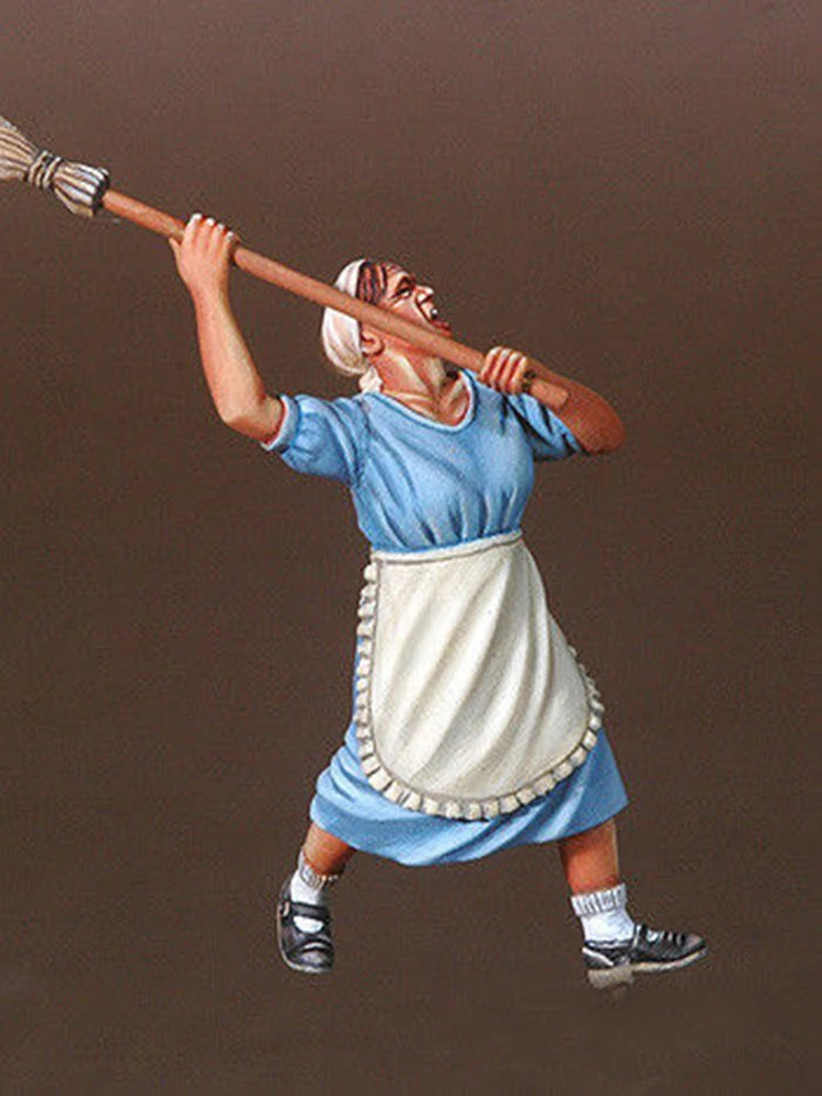 1/35 Ancient Warrior Woman, Resin Model Figure Kit, Unassembled and Unpainted