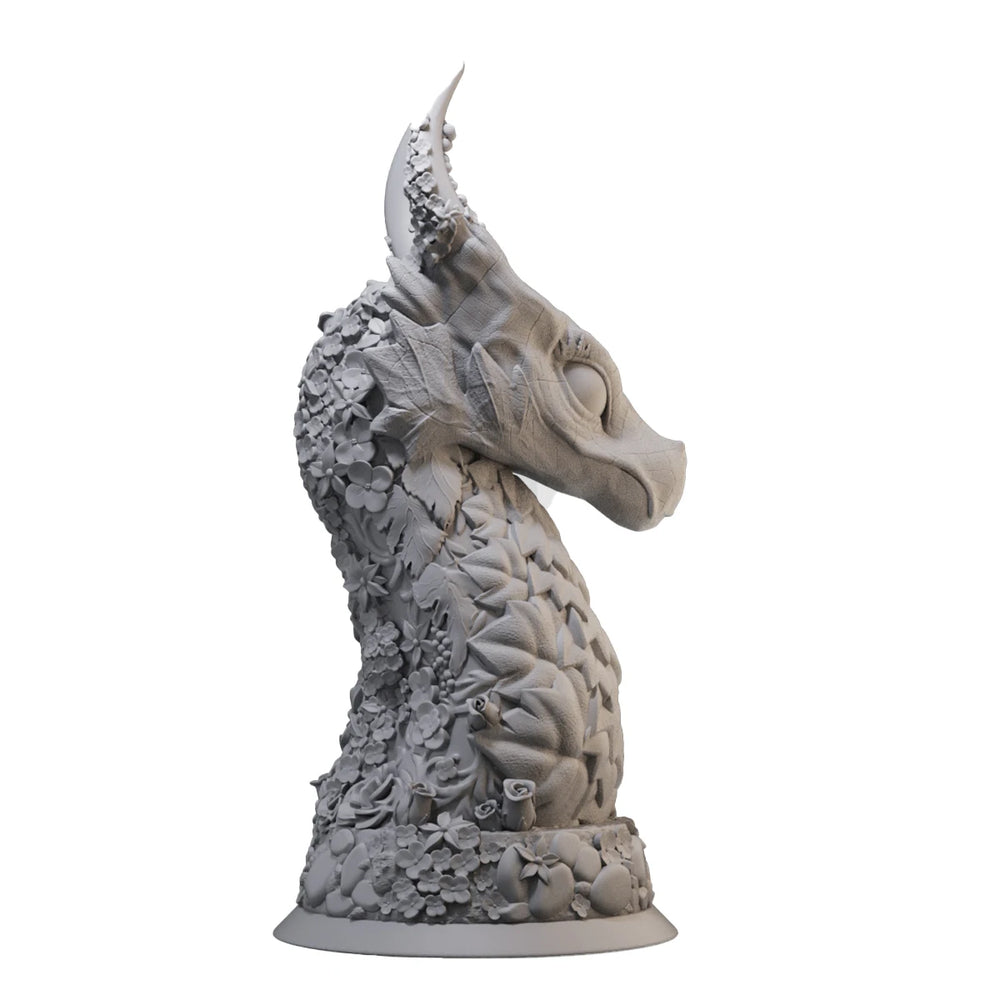 1/10 Chinese Dragon, Resin Model Bust Kit, Fantasy Theme, Unassembled and Unpainted