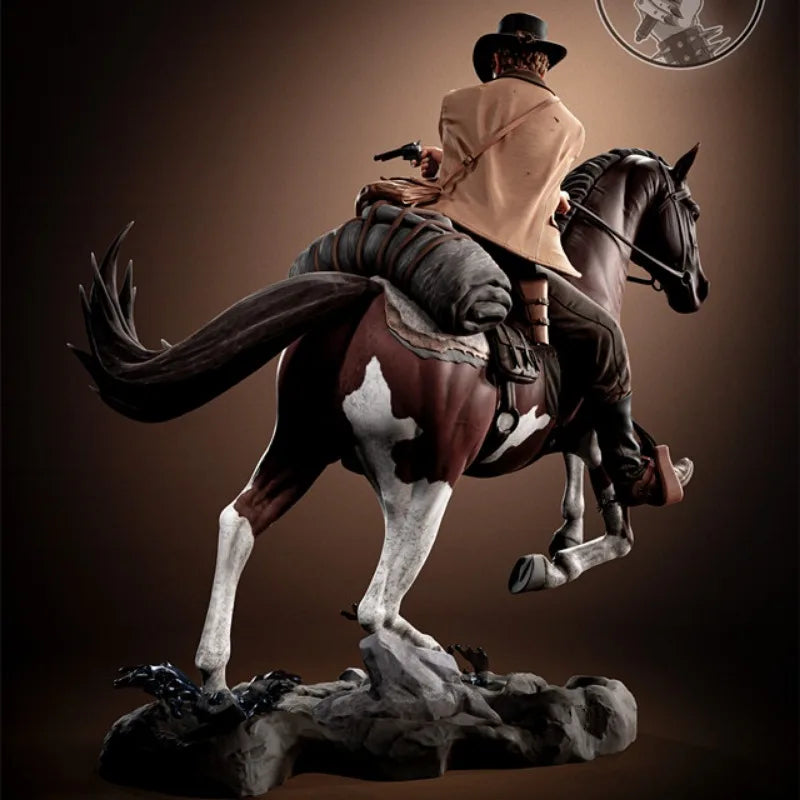 1/24 American Civil War Western Gunslinger Cowboy, 2 Figures, Resin Model Figure Kit, Unassembled and Unpainted