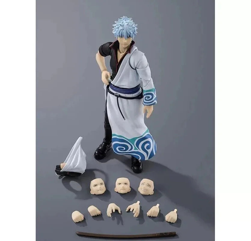White-Haired Warrior, Resin Model Figure Kit, Anime Theme, Unassembled and Unpainted