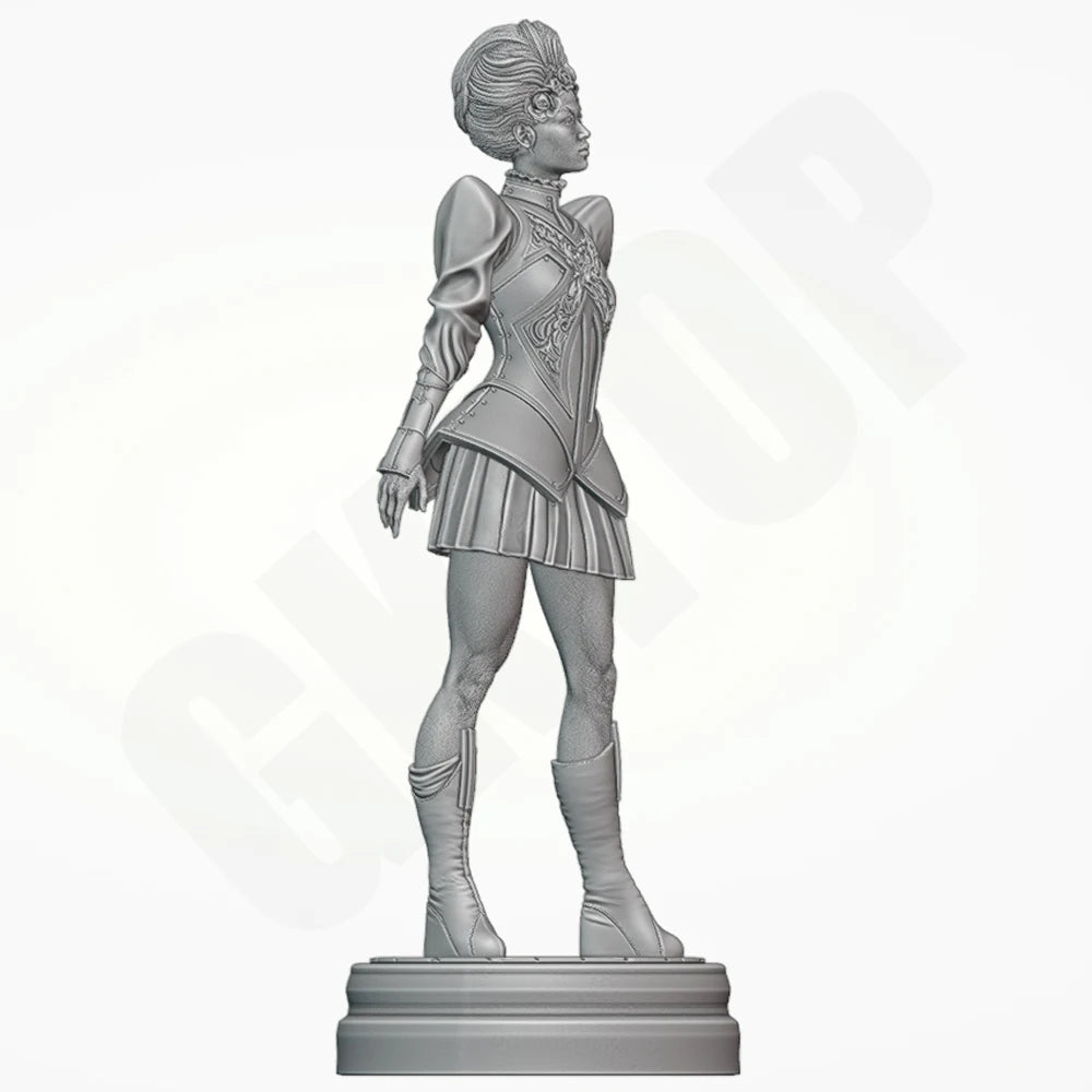 1/24 Warrior Captain, Resin Model Figure Kit, Fantasy Theme, Unassembled and Unpainted