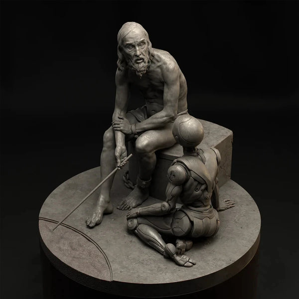 1/24 Dark Fantasy Creature, Resin Model Figure Kit, Fantasy Theme, Unassembled and Unpainted