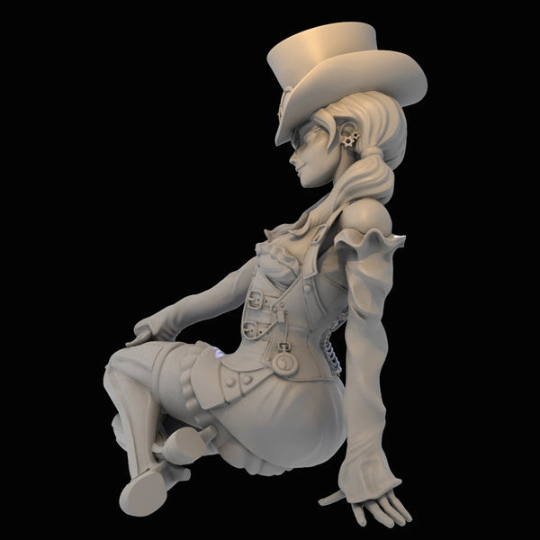 1/12 Girl, 4 Figures, Resin Model Figure Kit, Fantasy Theme, Unassembled and Unpainted