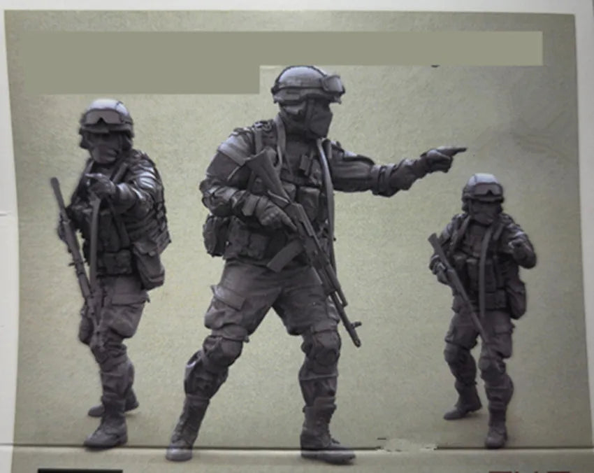 1/35 Modern Tactical Operative, Resin Model Figure Kit, Unassembled and Unpainted