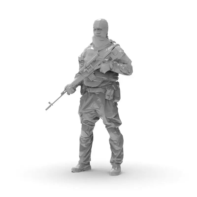1/35 Modern Tactical Squad with Assault Rifles, 12 Figures, Resin Model Figure Kit, Unassembled and Unpainted