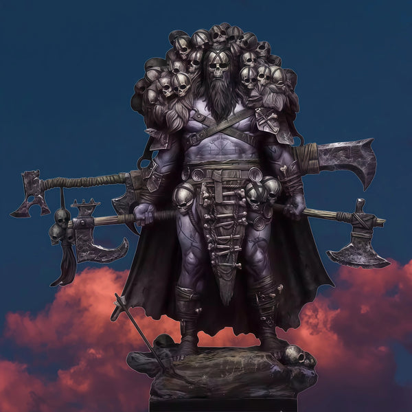 1/24 Skeleton King Warrior, Resin Model Figure Kit, Fantasy Theme, Unassembled and Unpainted