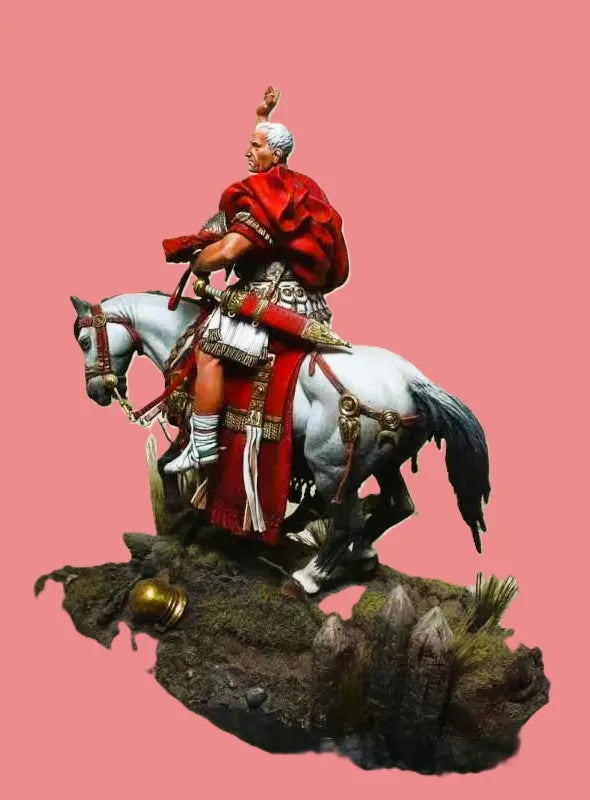 90mm Medieval Asian Dynasty General, Resin Model Figure Kit, Unassembled and Unpainted