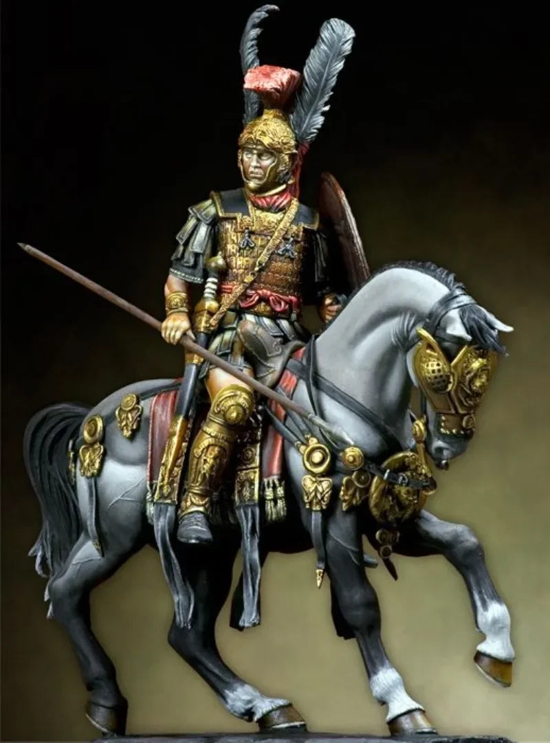 75mm Ancient Chinese General, Resin Model Figure Kit, Unassembled and Unpainted