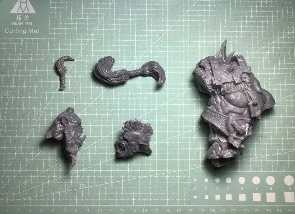1/10 Demon Creature, Resin Model Bust Kit, Fantasy Theme, Unassembled and Unpainted