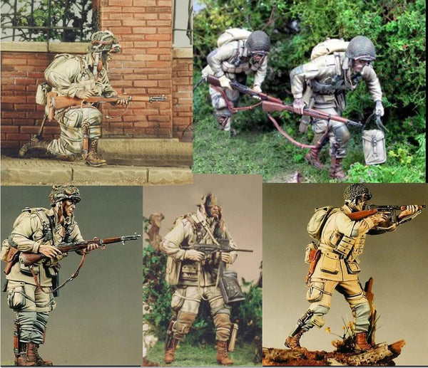 1/35 WWI Soldiers, 6 Figures, Resin Model Figure Kit, Unassembled and Unpainted