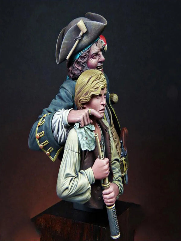 1/10 Napoleonic Nobleman, Resin Model Bust Kit, Unassembled and Unpainted