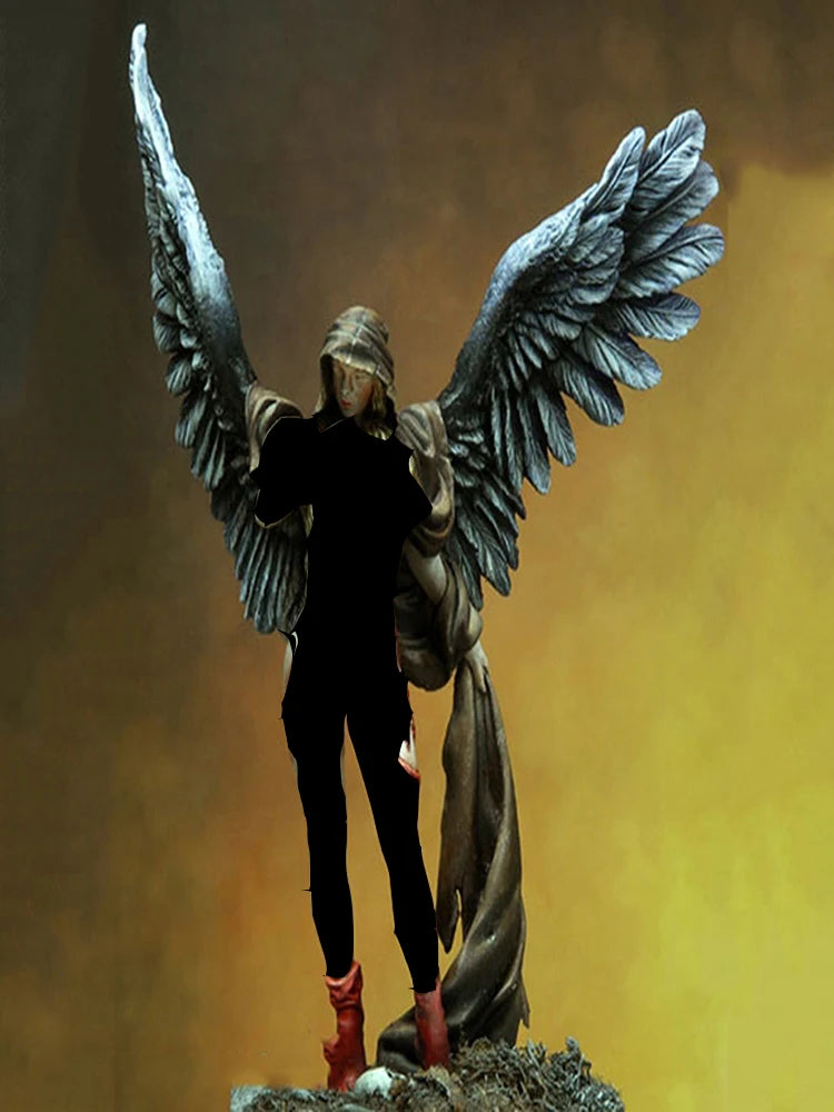 1/22 Winged Angel, Resin Model Figure Kit, Fantasy Theme, Unassembled and Unpainted