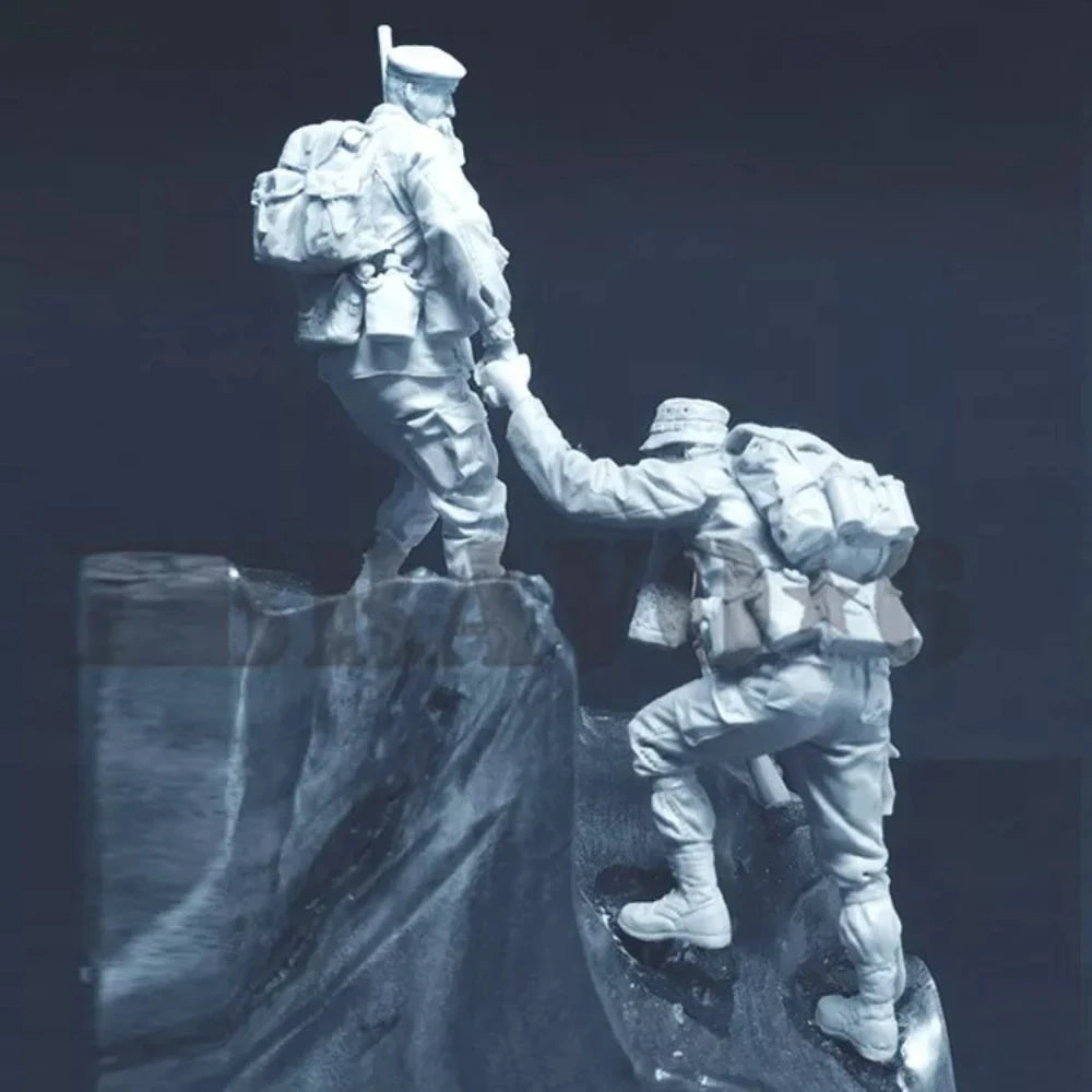 1/35 Modern Tactical Soldier with Plate Carrier, Resin Model Figure Kit, Unassembled and Unpainted
