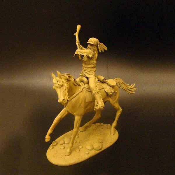 1/24 Ancient Cavalry Soldier, Resin Model Figure Kit, Unassembled and Unpainted