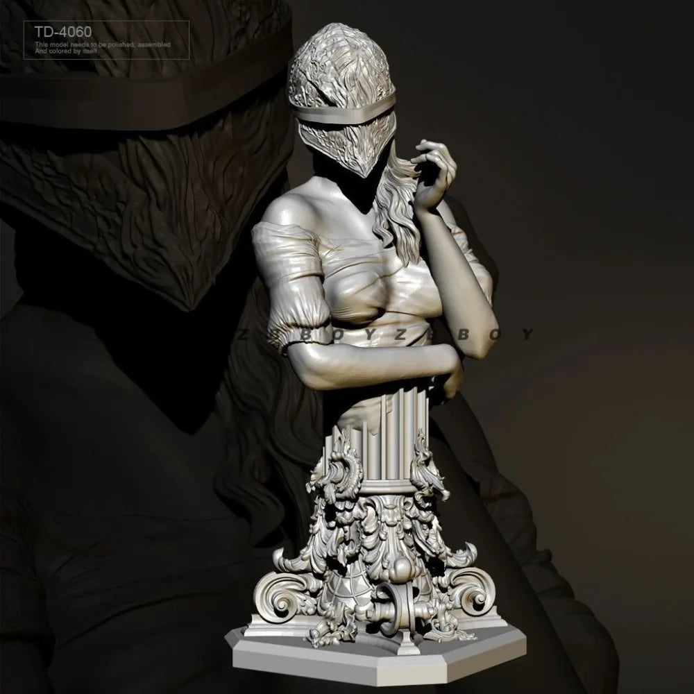 55mm Queen, Resin Model Bust Kit, Fantasy Theme, Unassembled and Unpainted