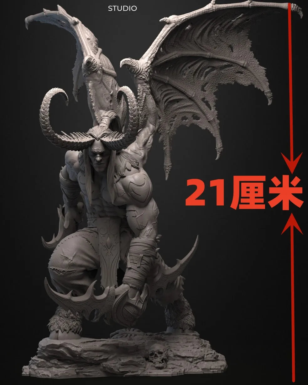 Demonic Female, Resin Model Figure Kit, Fantasy Theme, Unassembled and Unpainted