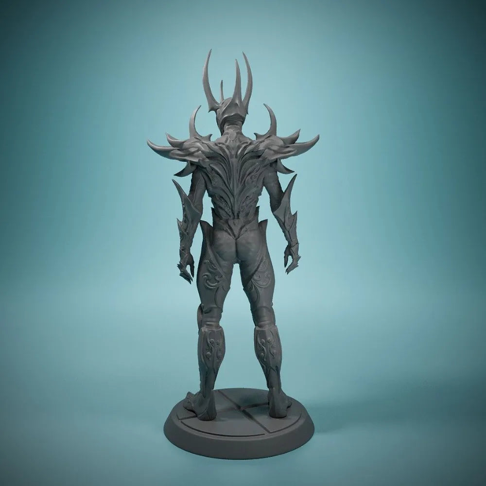 90mm Dark Angel Demon, Resin Model Figure Kit, Fantasy Theme, Unassembled and Unpainted