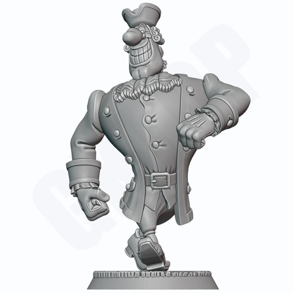 55mm Dr. Livesey, Resin Model Figure Kit, Fantasy Theme, Unassembled and Unpainted