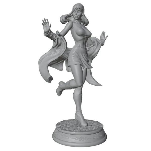75mm Dancing Girl, Resin Model Figure Kit, Unassembled and Unpainted