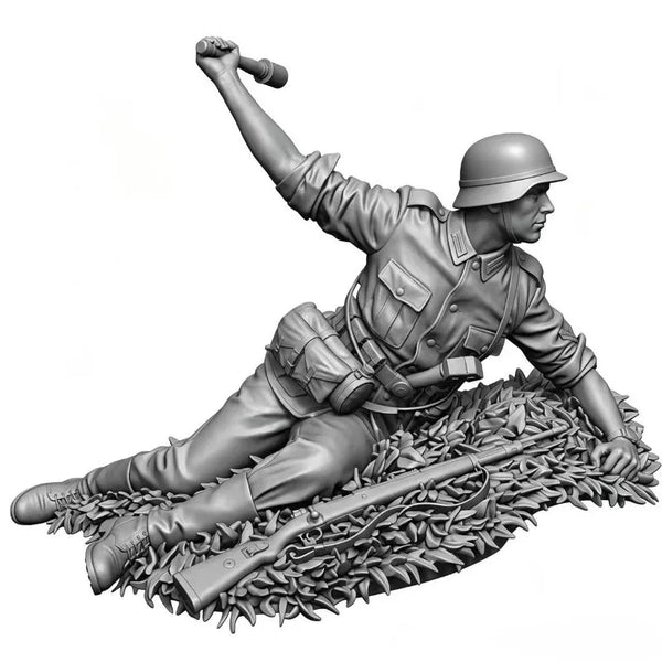 1/16 WWI German Infantry, Resin Model Figure Kit, Unassembled and Unpainted